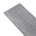 Selvklebende PVC gulvplanker 2,51 m² 2 mm matt tregrå