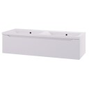 Linn Bad Emma D45 Servantskap med 1 Skuff Hvit / 120cm Dobbel