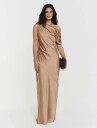 Twist & Tango Vanessa Satin Dress   Beige   34