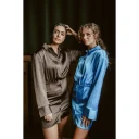 Oval Square Polish Shirt Dress Marina S