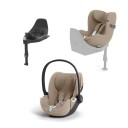 Bilstolpakke Cybex Cloud T +  Sirona T i Size Plus Cozy Beige Inkl. Base T