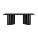 Venture Design Olivia spisebord Svart 210 x 100 cm Svart