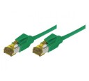 EXC Patch Cord RJ45 CAT.7 S/FTP Copper LSZH (Halogenfri) Snagless Green 2m
