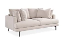 Menard 3 seters Dyp Fløyelssofa   Beige