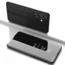 Hurtel Clear View Flipdeksel for Samsung Galaxy S25 Svart