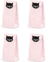 PartyDeco Festposer Katt Rosa - 6-pakning