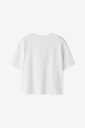 Name It   T skjorte Nkfadana Stitch Ss Rlx Top Wdi   Hvit