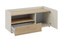 Buhan TV-benk 120 cm - Beige / Brun