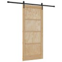 vidaXL Skyvedør med Utstyr Sett 86x198.5 cm Solid Furu