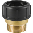 50 mm x 1,1/2" gjenget bolt i messing Geberit