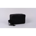 Beard Monkey Toiletry Bag Leather Black