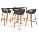  Barsett 5 deler svart og grå 8720286173077
