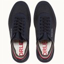 Orlebar Brown Larson O.B. Stripe Navy/Orange/Aquamarine