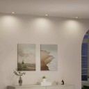  Spotlights Med Søkelys 12 Pcs Gull 9 Xcm Metall