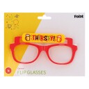 Folat Briller Thirsty Cheers Rød One size 24084