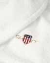 Gant Morgenkåpe i bomullsfrotté, unisex WHITE XXL