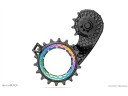 AbsoluteBlack HOLLOWcage Tannhjul SRAM AXS Road Svart/Oil Slick
