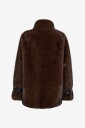 MOS MOSH   Jakke i fuskepels Mmnanette Faux Fur Jacket   Brun