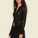 Holzweiler Lace Knit Shirt Black