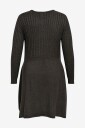 Only Carmakoma   Kjole Carfia LS Cable Dress Knt   Brun