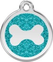 Id-Brikke Med Glitter Hundebein