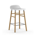 Form Barstol Hvit/Eik 65 cm