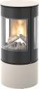 Rais Viva L 100 sand gasspeis med sideglass og glassdør