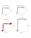 Artemide - Tolomeo Parete Vegglampe Svart