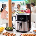 Airfryer 1700 W 5,5 L - sort/stål