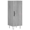 vidaXL Skjenk grå sonoma 34,5x34x90 cm konstruert tre