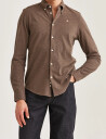 Morris Camden Piqué Shirt   Brown   XL