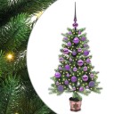  Juletre med 150 LED med stativ grønn 90 cm PE