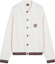 Tommy Jeans Tjm Rlx Cable Knitted Cardigan   White   XL