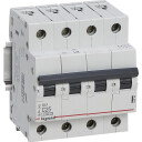 Legrand 3 stk RX³ MCB automatsikring C25 4P 4M 4,5kA