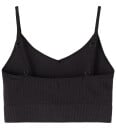 LMTD Nlfkailey Rib Bralette 2Pack Noos Black 134-140