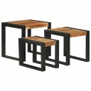  Nesting Tables 3 i Solid Akasietre