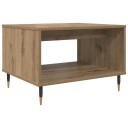 vidaXL Kaffebord artisan eik 60 x 50 x 40 cm Konstruert tre