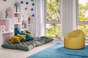 Arvind Sittepuff 120 cm   Gul