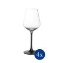 Villeroy & Boch Manufacture Rock r?dvinsglass 47 cl, 4-pakning Klar-svart