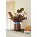 Hübsch - Deux Pots 2 pcs. Red Brown/Blue - Lampemesteren