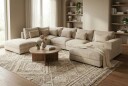 Dubai armlene høyre i Chenille   Beige