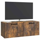  Vegghengt TV skap Røkt Eik 78,5 x 31 x 30 cm Konstruert tre
