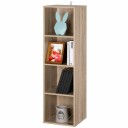 Bokhylle Skylar eik - 106x30x30cm