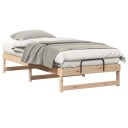  Sengeramme med bærehåndtak Brun 90 x 190 cm Heltre furu