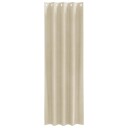 Gardiner med gardiner 2 pcs Krem 140 x 225 cm Fløyel