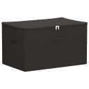 vidaXL Lagringsboks Antrasitt 60 x 43 x 35 cm Ikke-vevd stoff