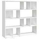  Bokhylle/romdeler hvit 105x24x102 cm 8720845693688