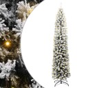  Kunstig juletre med 300 LED grønn 240 cm PVC og stål og plast