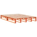 Sengeramme uten madrass voksbrun 140x200 cm heltre furu 8721102853197