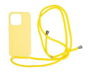 Mobile Origin Lanyard Case - yellow - iPhone 14 Pro